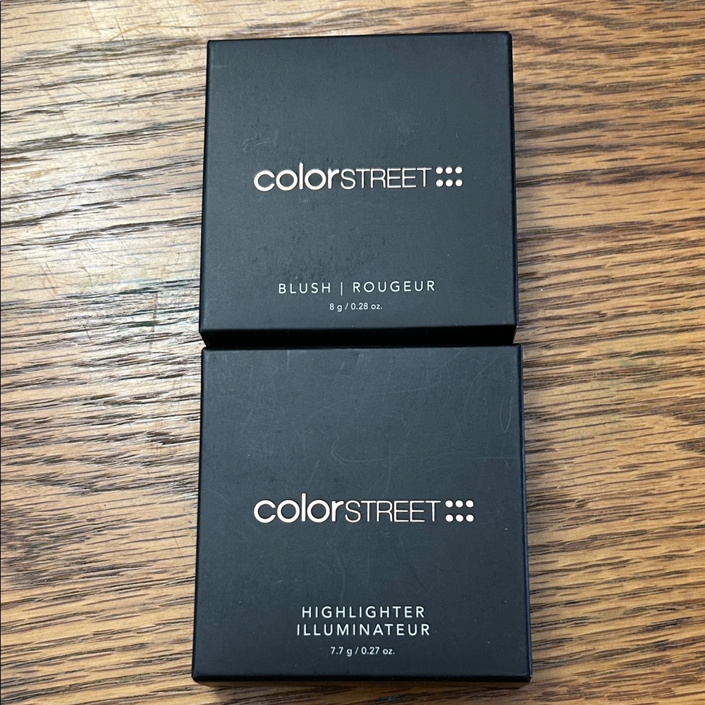 Color Street Blush and Highlighter Duo in Black